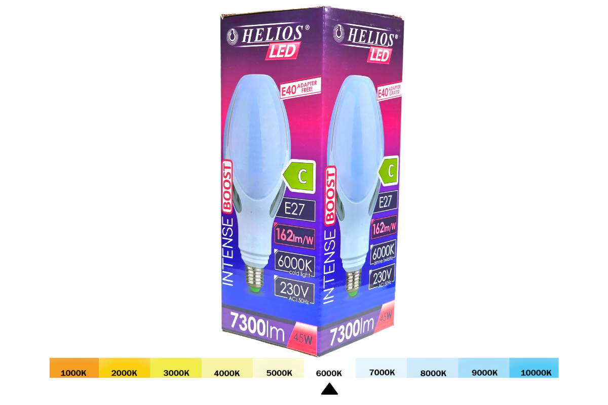 Żarówka LED 45W E27 E40 230V 6000K 7400LM LED-3131