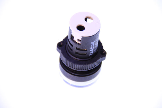 Lampka kontrolna LED biała 22mm 24V AC DC