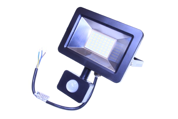 Lampa zewnętrzna LED 30W z czujnikiem IP65 2400lm 4000K