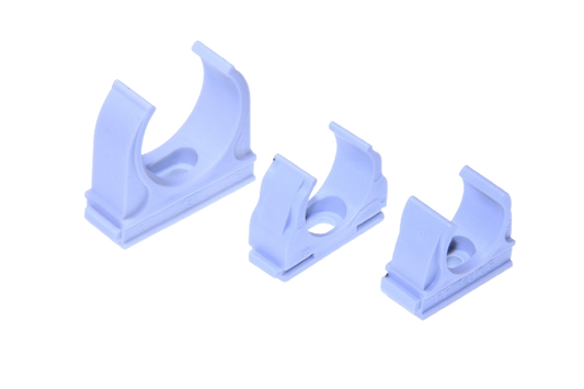 Uchwyt na rurę peszel otwarty zatrzaskowy 32 mm TRACON