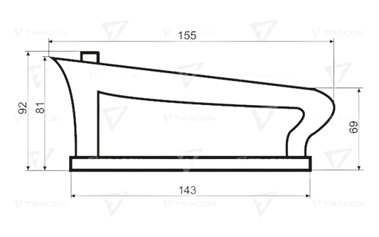 Uchwyt do bezpieczników nożowych NTK Tracon