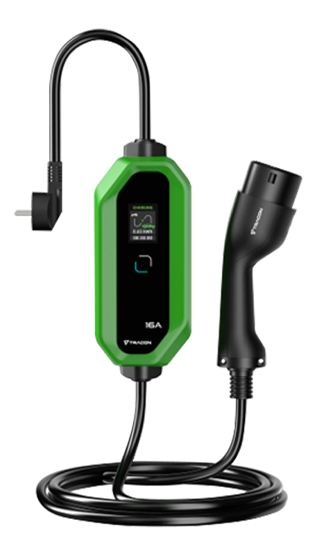 Przenośna ładowarka do poj. elektrycznych z wtyczką typu 2