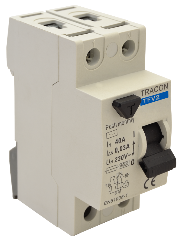 Wyłącznik różnicowo prądowy 2-polowy