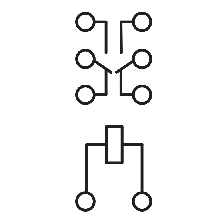 Przekaźnik PCB RN09 230V przycisk wskaźnik 8A 230VAC