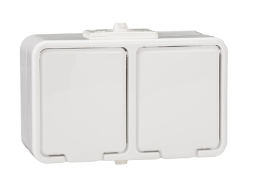 Hermetic surface-mounted socket IP55 Schneider Mureva