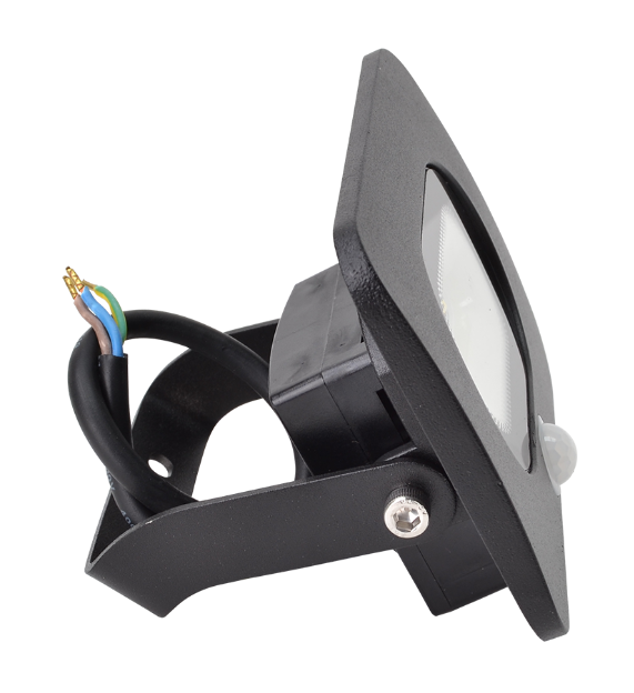 Lampa premium LED 20W 1600lm 4000K z czujnikiem czarna Tracon