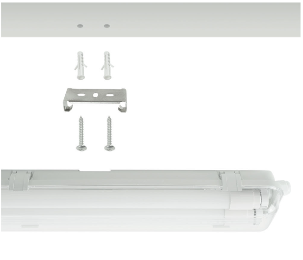 Oprawa przemysłowa T8x2 świetlówki LED 120cm G13 uszczelka