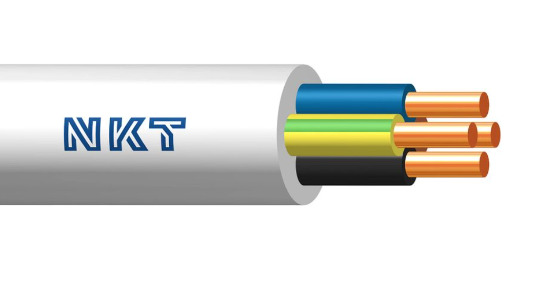 Монтажний кабель YDY NKT 3х2,5мм2 круглий 1м