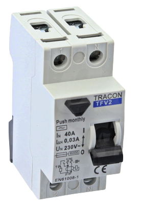 RESIDUAL CURRENT BREAKER EFI6 2P 25A 30mA ETI