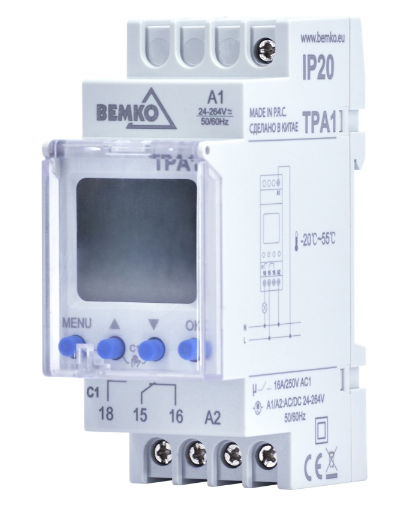 Програматор астрономічного таймера 24-264 VAC/DC A25-TPA1