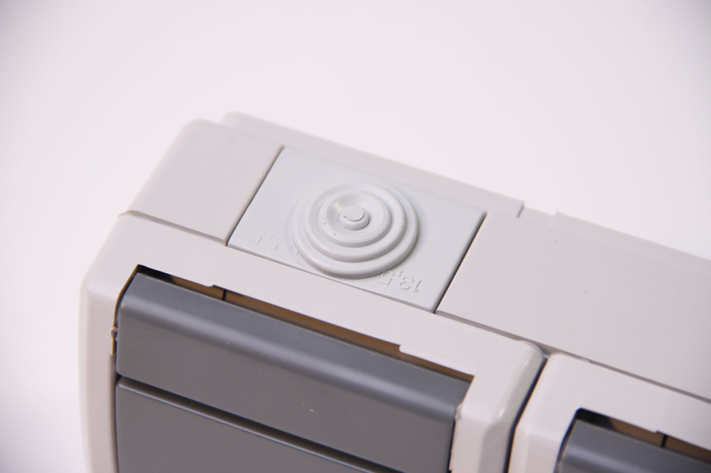 IP55 AQUANT double socket, external hermetic