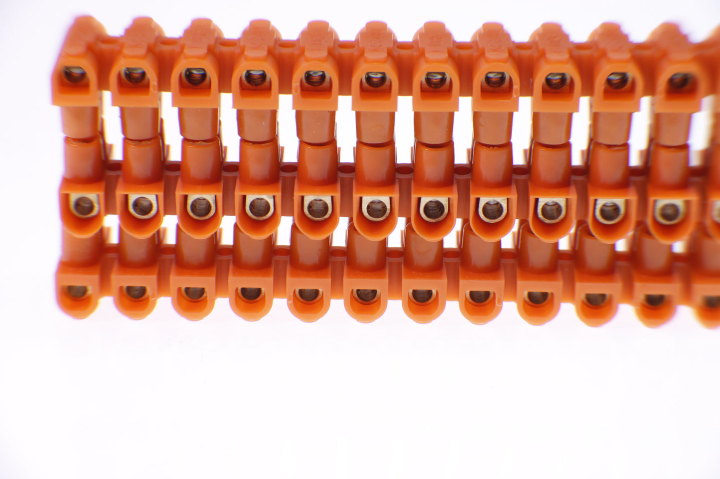 Listwa zaciskowa gwintowa 12-torowa 2,5mm2 pomarańczowa