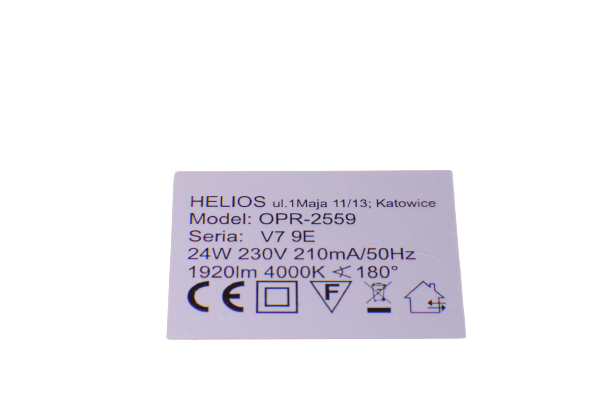LED Plafon Okrągła 198mm 230V 24W 4000K 1920lm PIR