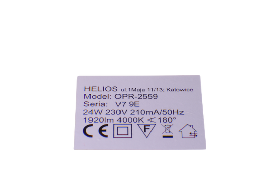 LED Plafon Okrągła 198mm 230V 24W 4000K 1920lm PIR