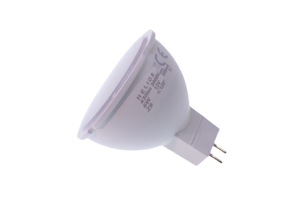 LED bulb 12V 6W Gu5.3 MR16 3000K 500lm Helios