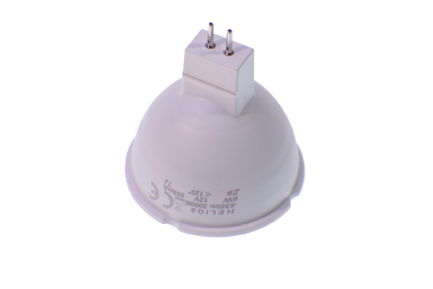 LED bulb 12V 6W Gu5.3 MR16 3000K 500lm Helios
