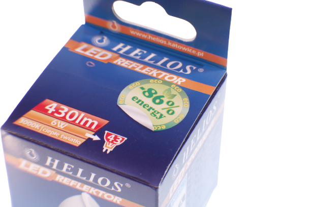 LED bulb 12V 6W Gu5.3 MR16 3000K 500lm Helios