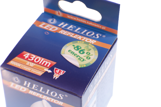 Żarówka LED 12V 6W Gu5,3 MR16 3000K 500lm Helios