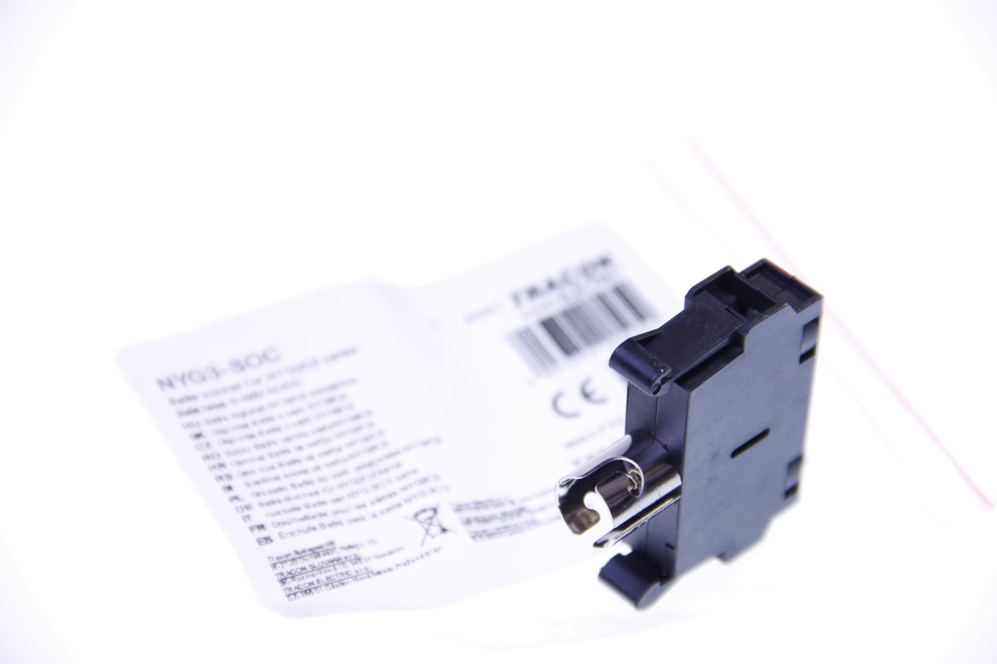 Ba9s socket for the NYG(K)3 series of buttons with backlight
