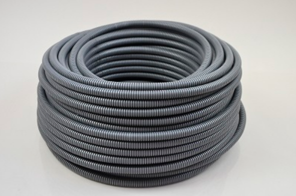 Peszel Rura karbowana PVC z pilotem fi20 szara 320N 50m