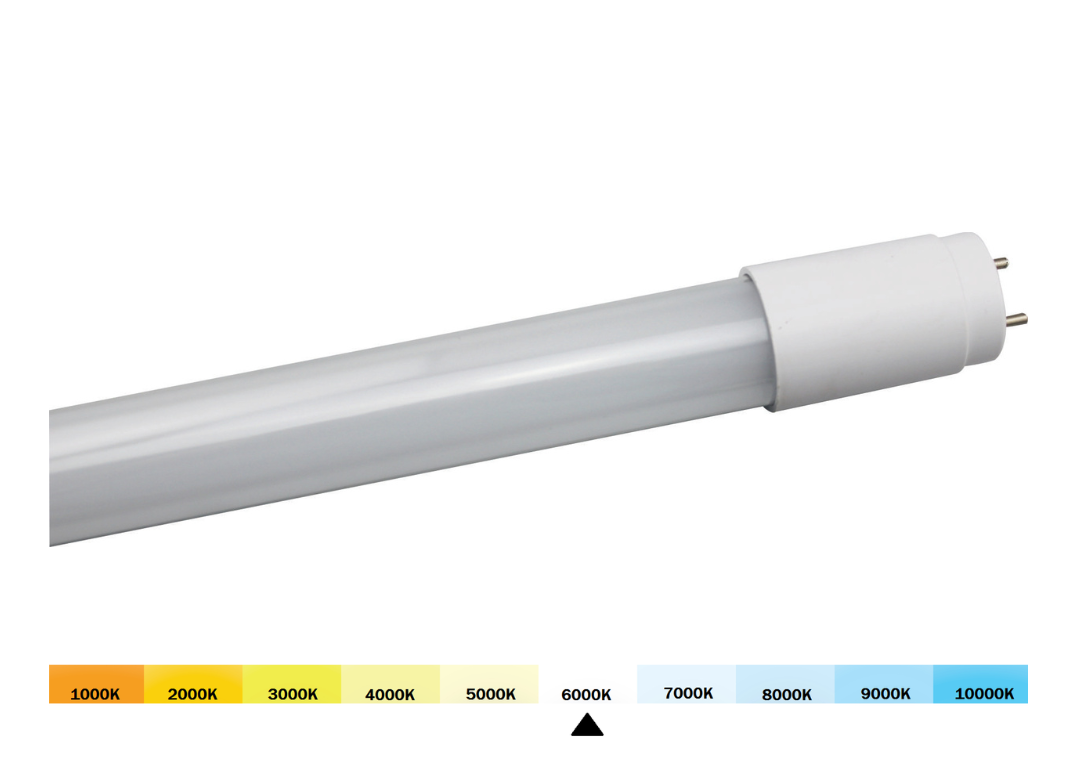 Świetlówka LED liniowa 600mm 230V 9W T8 6000K 900lm matowa szklana