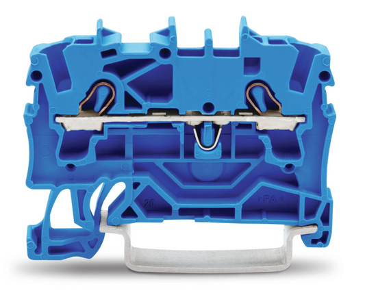 Złączka szynowa 2-przewodowa niebieska 2,5mm2 2002-1204 TOPJOBS