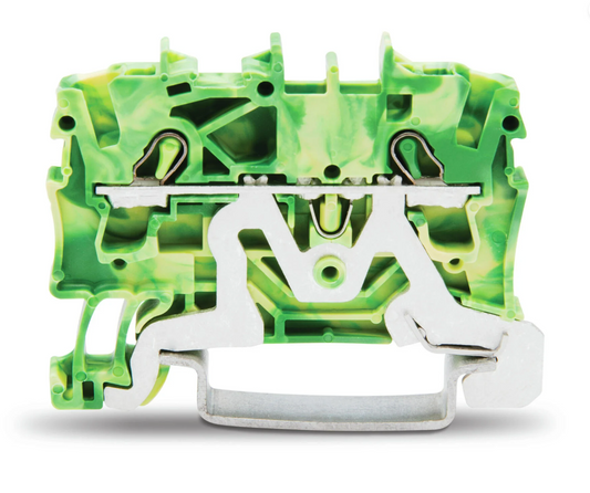 Złączka szynowa ochronna żółto-zielona 2,5mm2 2002-1207 TOPJOBS