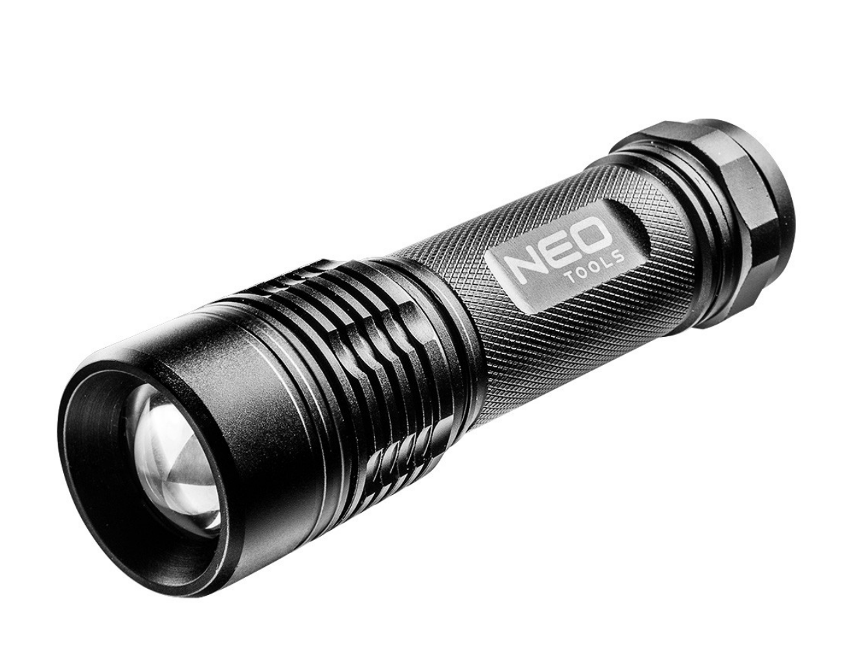 Latarka LED aluminiowa kieszonkowa 200 lm, ZOOM, IPX7, 3XAAA