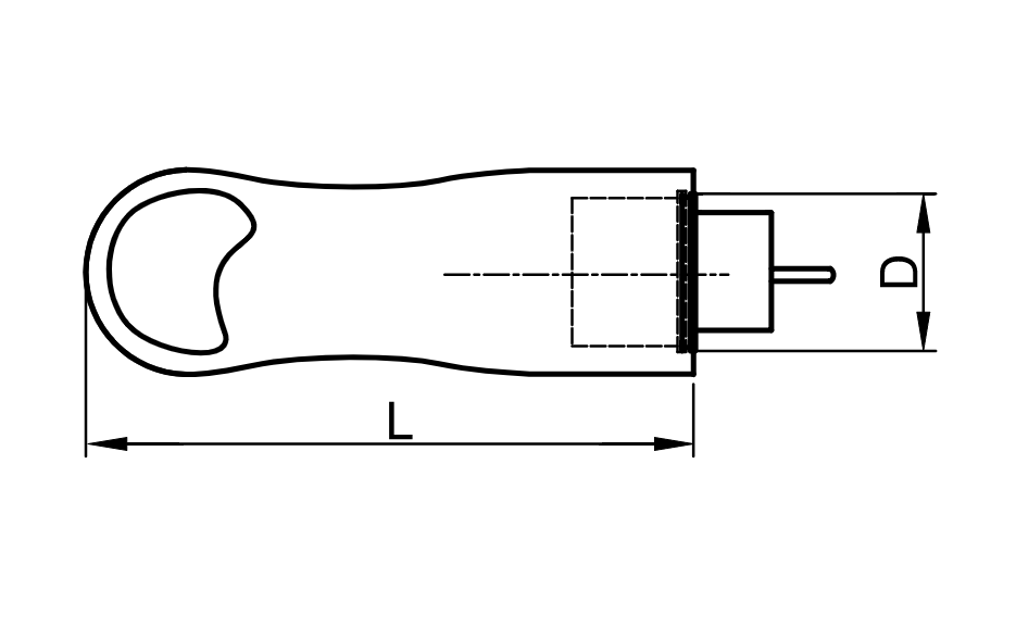 Wtyczka gumowa z uchwytem IP44 16A 250V TRACON czarna