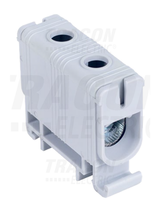 Złączka śrubowa na szynę DIN 135A 2,5-35mm2 szara Al Miedź