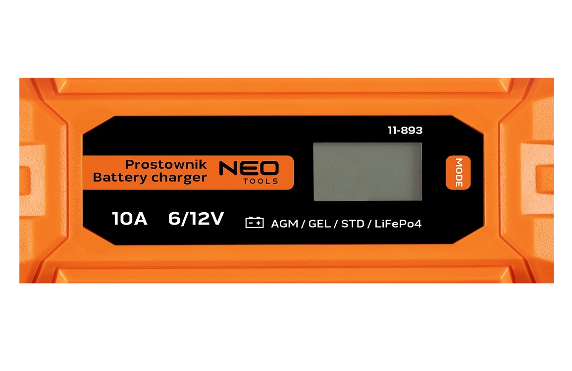 АВТОМАТИЧНИЙ ЗАРЯДНИЙ ПРИСТРІЙ 10A/160W 3-200AH ДЛЯ КИСЛОТНИХ / AGM / ГЕЛЕВИХ АКУМУЛЯТОРІВ
