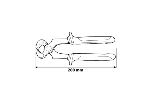 Szczypce czołowe obcinaki 200mm Neo Tools