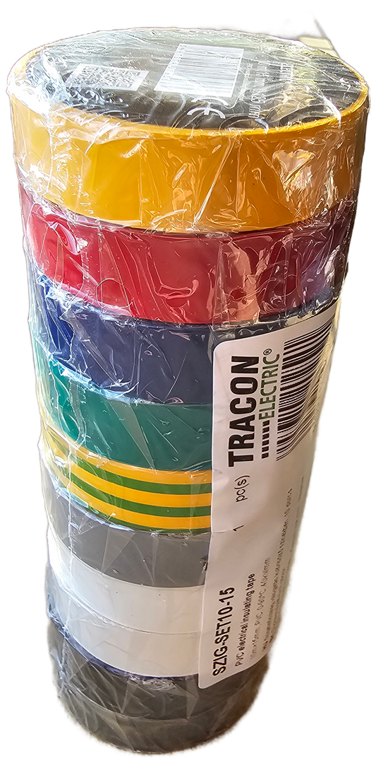 Insulating tape for wires set 8 x color 10pcs