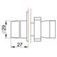 Two-position metal control switch 22mm IP65 Tracon