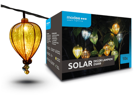 Solar garden lamp decorative warm color lantern