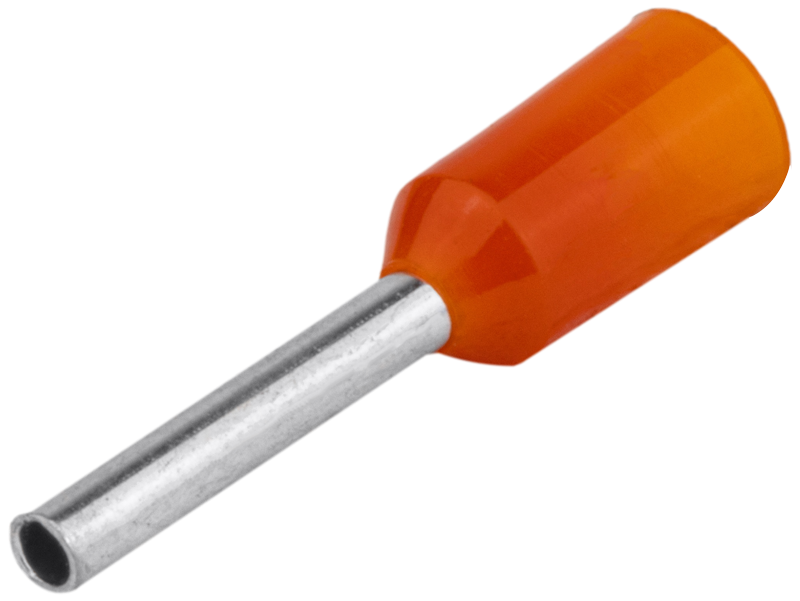 Tulejka izolowana (PA6.6) z miedzi cynowanej pomarańczowa