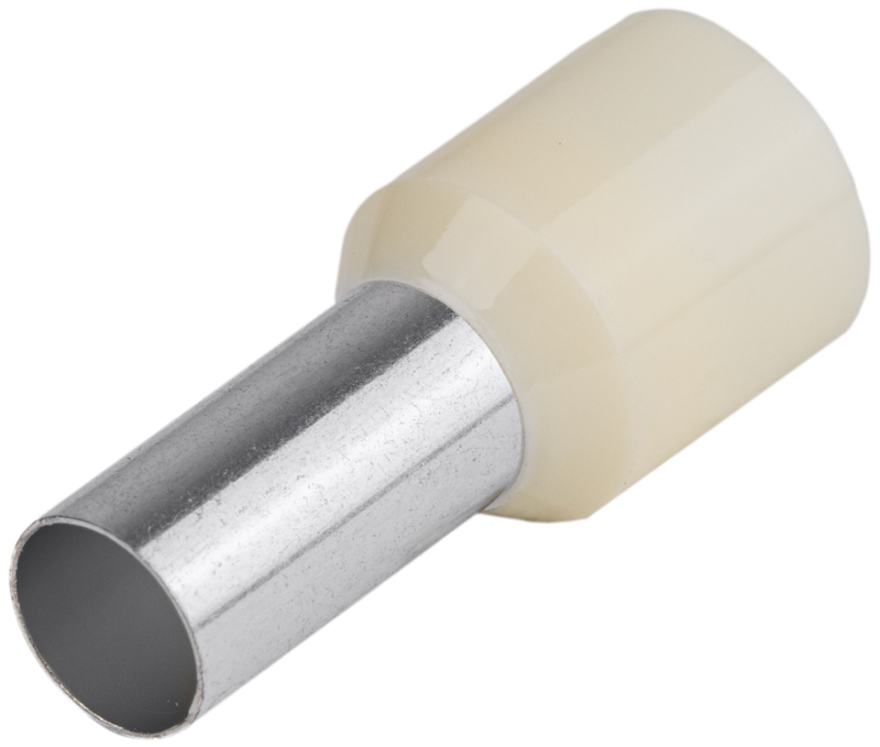 Tulejka izolowana (PA6.6) z miedzi cynowanej kremowa