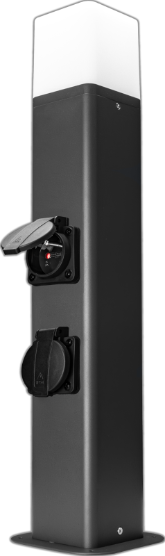 Ogrodowa oprawa stojąca z gniazdem z bolcem