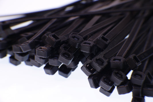 Opaska kablowa czarna 371PR 370×3.6mm 100szt TRACON