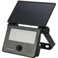 Solarna oprawa ścienna LED z czujnikiem ruchu czarna - Zdjęcie 3
