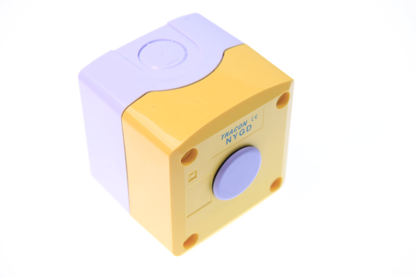 Промислова кнопка жовтого корпусу 22 мм IP65 NYG