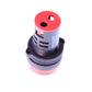 Red LED indicator lamp 22mm 24V AC DC