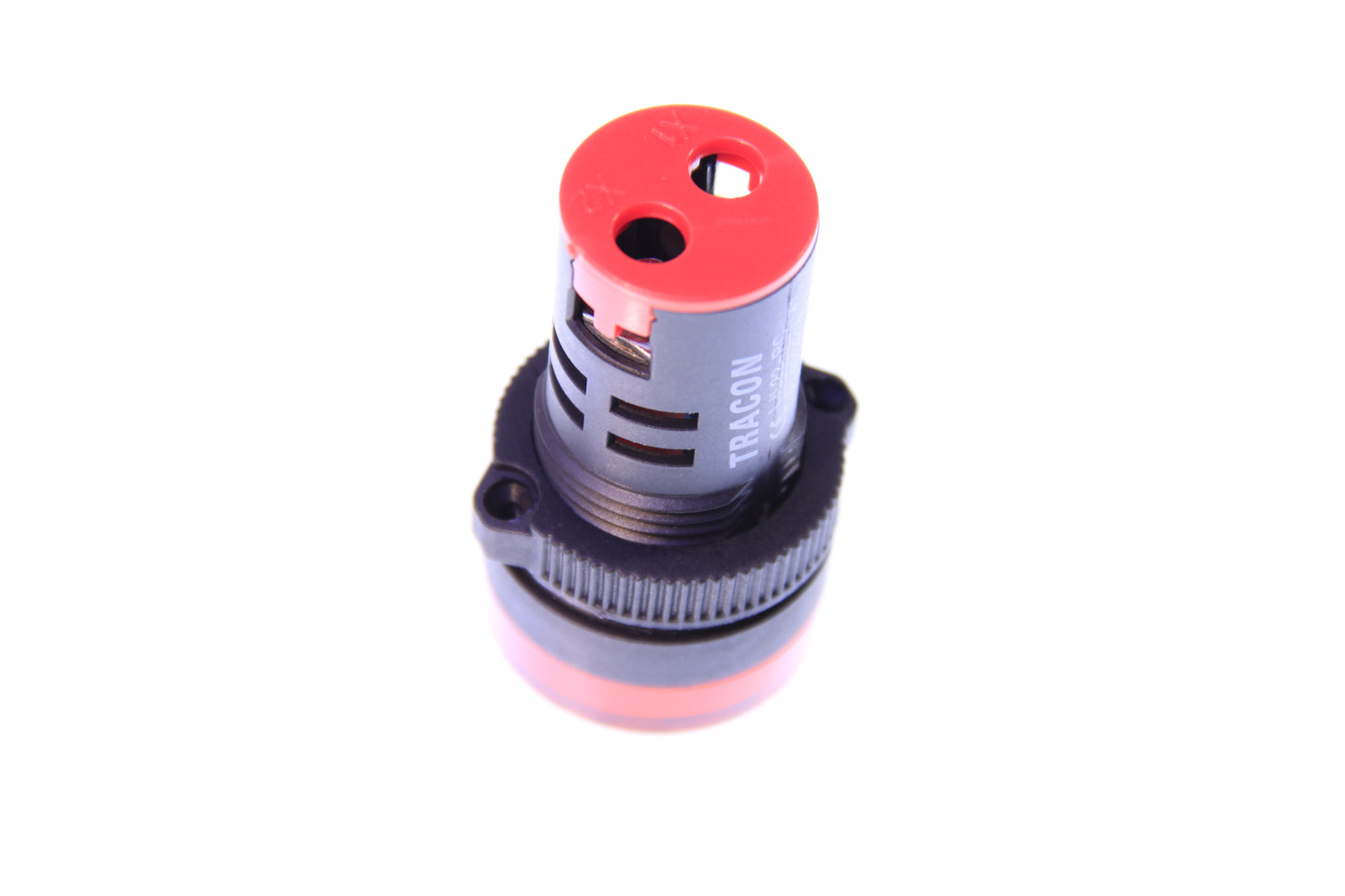 Red LED indicator lamp 22mm 24V AC DC