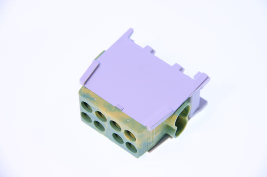 Złączka śrubowa kompaktowa podwójna DIN 100A 2,5 - 25mm2 zielona żółta