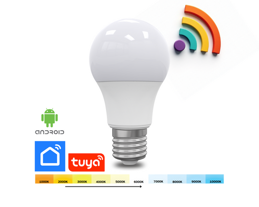 Żarówka LED Smart RGB 9W Android Wifi Tuya Helios