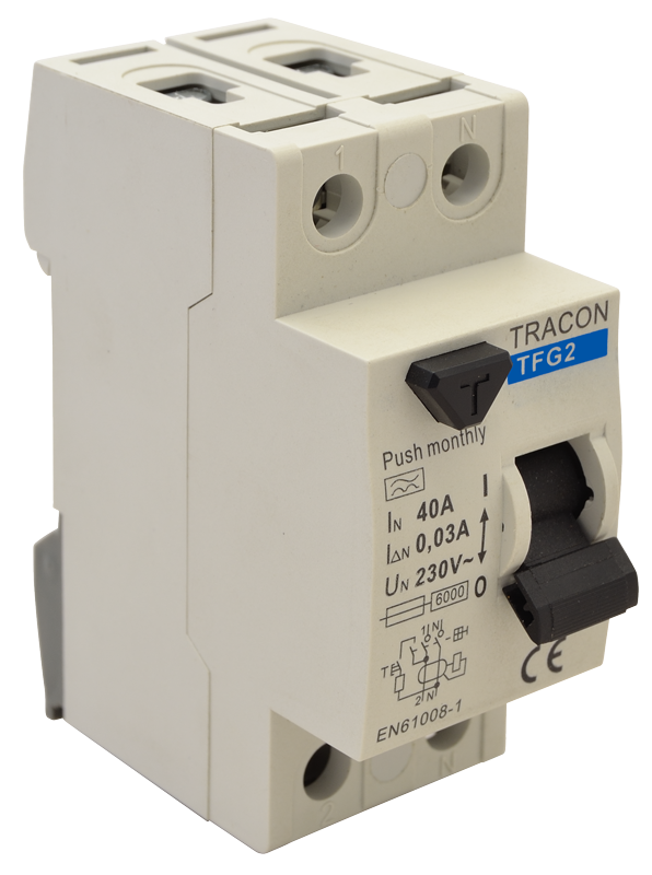 Wyłącznik różnicowo-prądowy 2-polowy