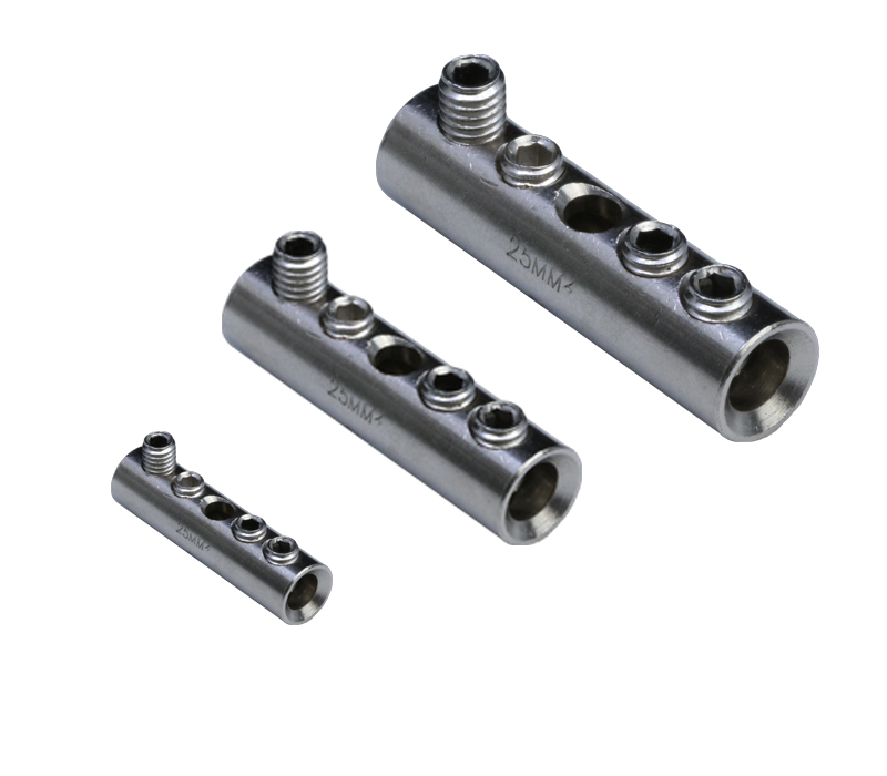 Łącznik rurkowy ze śrubamiocynowany