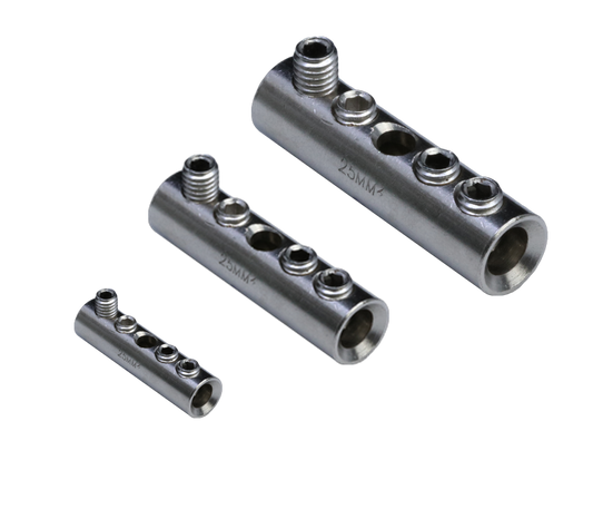 Łącznik rurkowy ze śrubamiocynowany