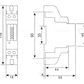 Licznik energii na szyne 1 fazowy DIN 1mod TRACON