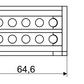 Blok rozdzielczy 2-biegunowy 100A 25mm2 Tracon FLSO25-2P7